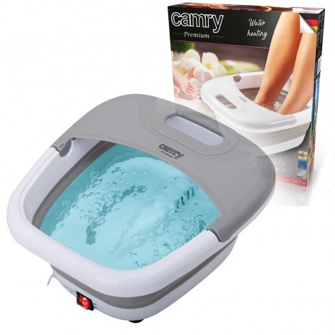 Camry | Foot massager | CR 2174 | Number of massage zones | Bubble function | Heat function | 450 W | White/Silver - 5